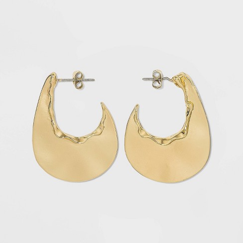 Small Hoop Earrings - A New Day™ Gold : Target