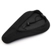Unique Bargains Bike Bicycle Soft Comfort Silicone Padded Saddle Seat Cover Cushion Pad Blue - 3 of 4