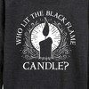 Women's - Hocus Pocus - Who Lit The Black Flame Candle Lightweight French Terry Slouchy - 2 of 4