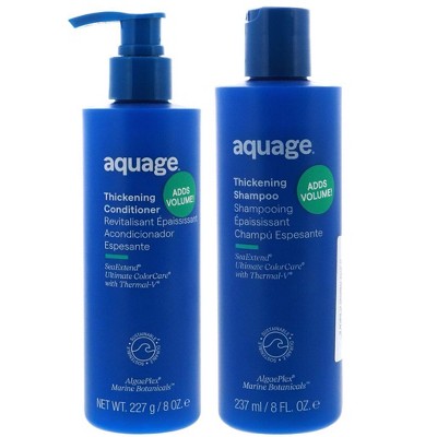 Aquage SeaExtend Thickening Shampoo, 8 oz & Aquage SeaExtend Thickening Conditioner, 8 oz DUO