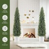Garvee Artificial Cedar Topiary Tree for Outdoor,60 inch Tall Faux Cedar Trees,Potted Fake Cypress Plant, Artificial Plants Indoor Outdoor Set of 2 - 4 of 4