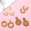 16-Pair Statement Acrylic & Rattan Earring Set | Boho Summer Jewelry - 2 of 4