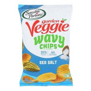 Sensible Portions - Veggie Chips - Sea Salt - Case of 12 - 5 oz - 1 of 2
