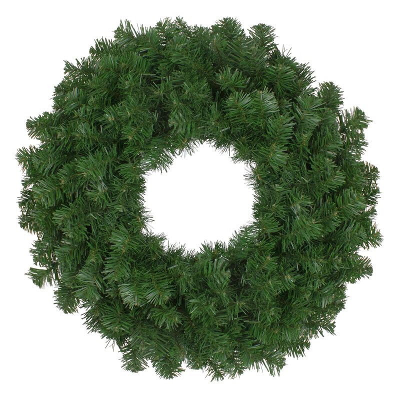 Northlight 30" Unlit Deluxe Windsor Pine Artificial Christmas Wreath, 1 of 7