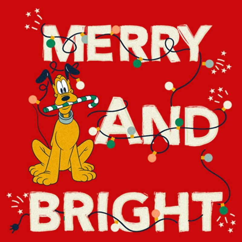 Boy's Mickey & Friends Merry and Bright Pluto T-Shirt, 2 of 5