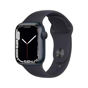 Apple Watch Series 7 GPS 41mm Midnight Aluminum Case with Midnight Sport Band - Target Certified Refurbished