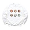 Simply Sage Market S.W.Smiley Leopard Smiley Face Stacked Sweatshirt - 2 of 4