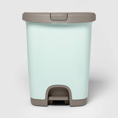 7gal Step Trash Can with Locking Lid Mint - Room Essentials™