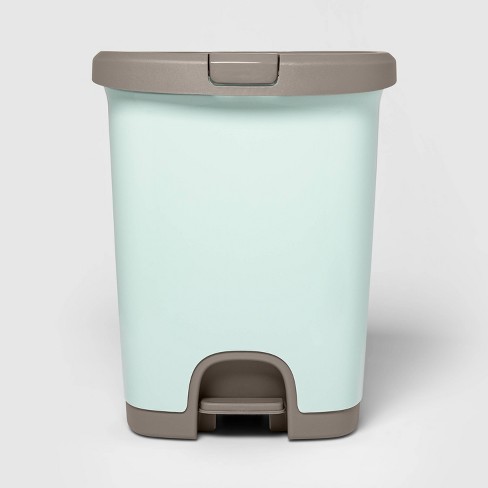 Zzmop 7L Plastic Small Trash Can Wastebasket, Garbage Container Bin for  Detachable side coverBathrooms, Kitchens, Home Offices, Dorm Rooms