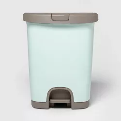 7gal Step Trash Can with Locking Lid Mint - Room Essentials™