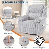 Power Lift Recliner—Heat and Massage, Electric Lift Plush Recliner with Soft Padded Seat, Designed for The Elderly and People with Mobility Impaired - 4 of 4