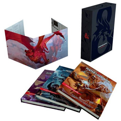 Dungeons & Dragons Core Rulebooks Gift Set (Special Foil Covers Edition with Slipcase, Player's Handbook, Dungeon Master's Guide, Monster Manual, DM - image 1 of 1