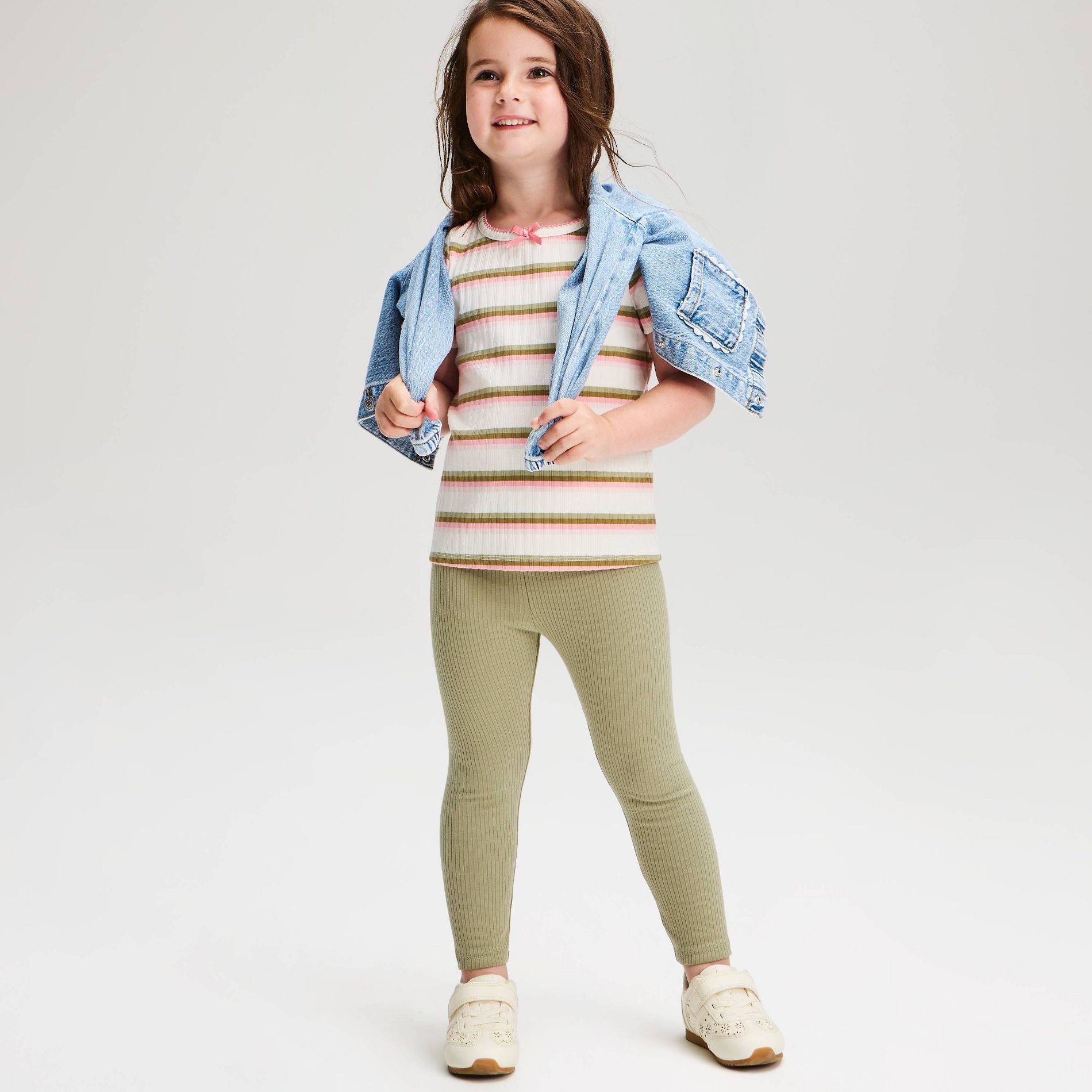 Toddler Girls' Fashion Leggings - Cat & Jack™ Olive Green 4T