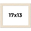 PosterPalooza | 17x13 Wide Barnwood Picture Frame, UV Acrylic, 6 Finishes - Grey, Brown, White, and Black - 2 of 4