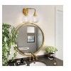 KAISITE 2 - Light Black and Gold Dimmable Bathroom Vanity Light with Globe Glass Shade - 2 of 4