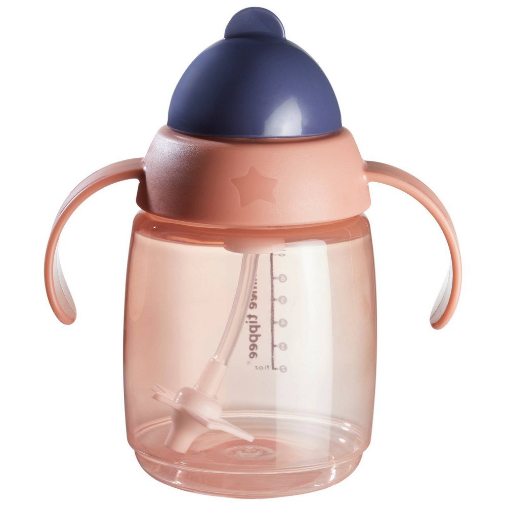 Photos - Glass Tommee Tippee 10oz Weighted Straw Cup - Pink 