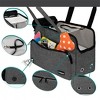 PetAmi Small Dog Purse Carrier, Soft Portable Pet Puppy Cat Travel Handbag Tote, Airline Approved Breathable Pockets Fleece Bed - 3 of 4