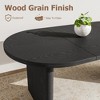 70.8" Oval Dining Table for 6-8 People, Kitchen Table with Thick Sturdy Wooden Base, Farmhouse Dining Room Desk for Kitchen Dining Room Apartments - 3 of 4