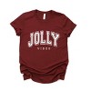 Simply Sage Market Jolly Vibes Varsity Thick Outline Short Sleeve Tee - 2 of 4