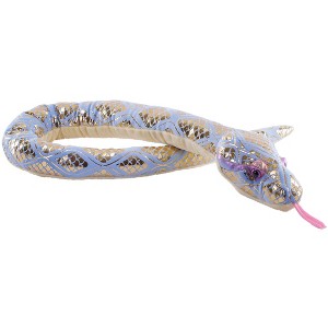 Wild Republic Foilkins Snake Diamond Blue Snake Stuffed Animal, 54 Inches - 1 of 1