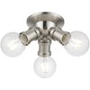 Livex Lighting Lansdale 3 - Light Flush Mount in  Brushed Nickel - 2 of 3