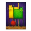 Trademark Fine Art -Daniel Patrick Kessler 'Double Trouble I' Canvas Art - 2 of 3