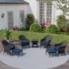 UPTIOT 11-Piece Outdoor Wicker Patio Conversation Seating Set - 4 of 4