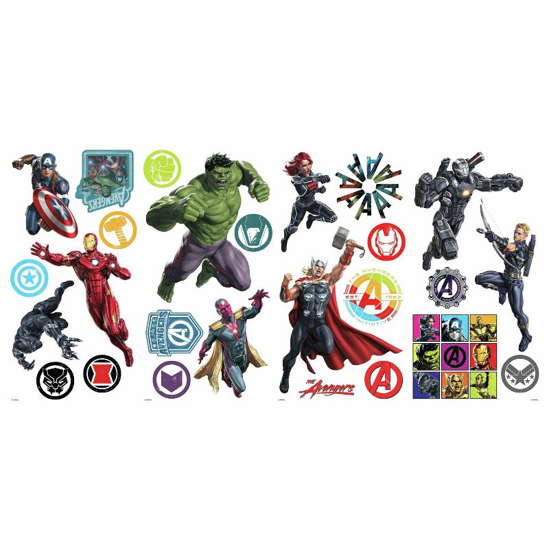 Classic Avengers Peel and Stick Kids&#39; Wall Decal - RoomMates, 5 of 9