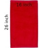TowelSoft Premium 100% Cotton Terry Velour Hand Face Sports Gym Towel 16 inch x 26 inch - 2 of 3
