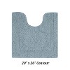 Lux Premium 100% Cotton Tufted Solid Reversible 4 PC Bath Rug Set – Ultra-Soft, Water-Absorbent, Durable, Machine Washable Bathroom Rug - 3 of 4