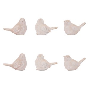 Distressed Bird Figurine (Set of 6) - 1 of 4