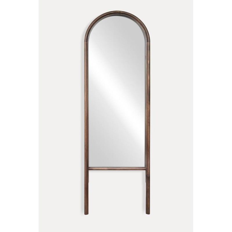 20&#34; x 65&#34; Wood Arched Floor Mirror Walnut - Threshold&#8482; designed with Studio McGee, 5 of 14