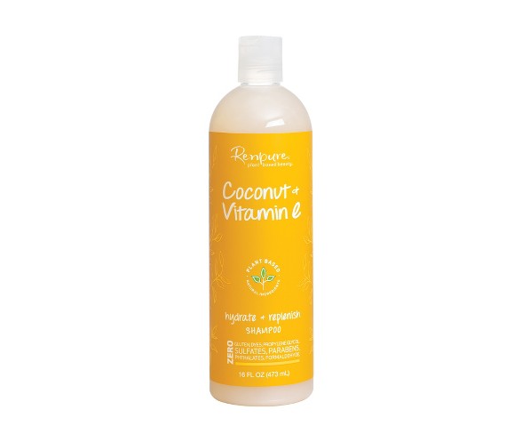 Renpure Coconut and  E Hydrate + Replenish Hair Shampoo - 16 fl oz