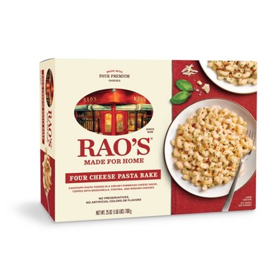 Rao&#39;s Made for Home All Natural Frozen Pasta Meal Four Cheese Pasta Bake - 25oz