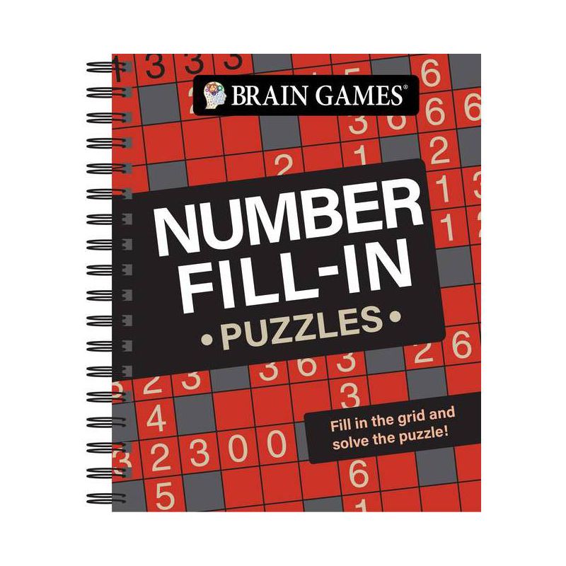 Brain Games - Number Fill-In Puzzles - by  Publications International Ltd & Brain Games (Spiral Bound), 1 of 2