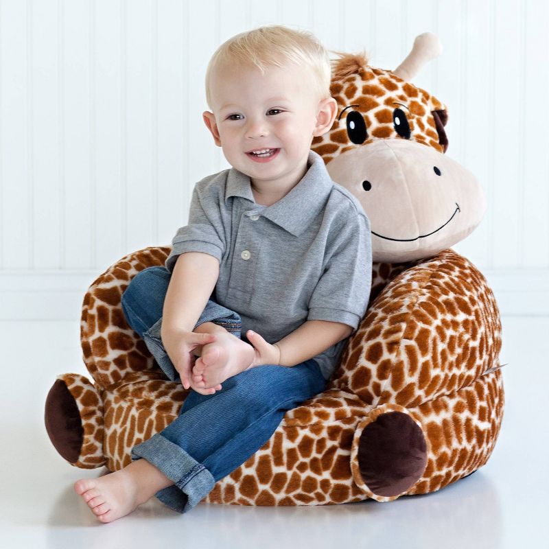 Giraffe Plush Character Kids&#39; Chair - Trend Lab, 3 of 5