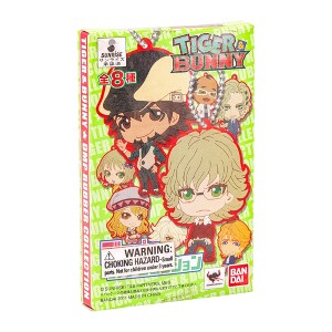 Bluefin Card Manufacturing Tiger & Bunny Rubber Collection Keychain Blind Packaging Single Random - 1 of 3