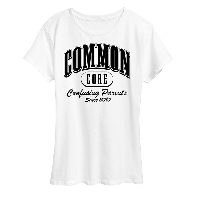 Women's - Instant Message - Common Core Confusing Parents Short Sleeve Graphic T-Shirt