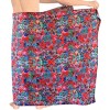 LA LEELA Men's Hawaiian Lava Lava Beach Sarong Wrap Beachwear Cover-Up Summer Long Swimwear Vacation Cover Up for Men One Size Pink, Floral - 2 of 3