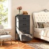PAGED Dresser with 4 Fabric Drawers, Versatile Chest of Drawers, Modern Storage Cabinet with Wooden Top for Living Room, Bedroom - 2 of 4