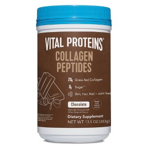 Vital Proteins Chocolate Collagen Peptides Dietary Supplement - 13.5oz - 1 of 4