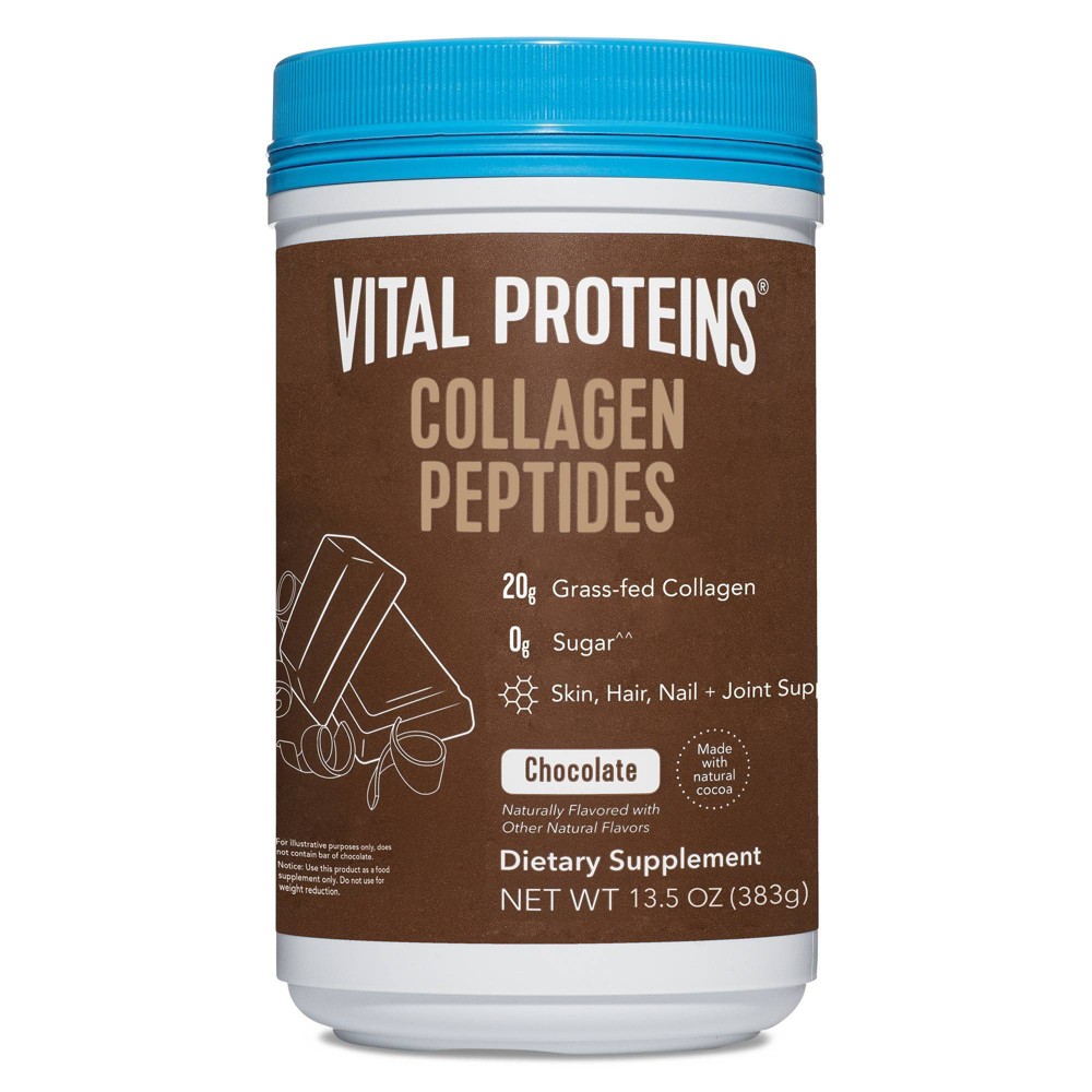 Photos - Vitamins & Minerals Vital Proteins Chocolate Collagen Peptides Dietary Supplement - 13.5oz 
