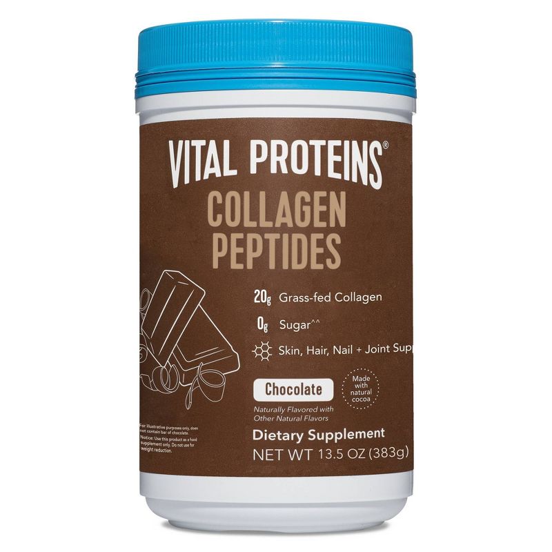 Vital Proteins Chocolate Collagen Peptides Dietary Supplement - 13.5oz, 1 of 15