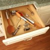 The Lakeside Collection Tension Mount Bamboo Kitchen and Closet Drawer Organizers - Set of 2 2 Pieces - 4 of 4