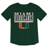 NCAA Miami Hurricanes Girls' Foil T-Shirt - 2 of 3