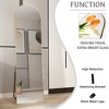 FURNIinspire Full Length Mirrors Wall Mirror, Decorative Mirror, Clothing Store, Floor Standing Large Mirror, Wall Mounted, Gold 16.5"*0.3"*59.8" - 4 of 4