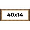 PosterPalooza | Panoramic Museum Gold Picture Frame - UV Acrylic, Foam Board Backing, Hanging Hardware - 2 of 4