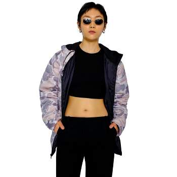 Members Only - Women's Solid Packable Oversized Jacket