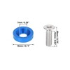 Unique Bargains Bumper Mudguard Washer Bolts M6x1.0 Aluminum Alloy Engine Bay Dress Up Screw 25 Pcs - 3 of 4