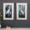 HomeRoots Set of Two Teal Blue Heron Framed Art - 2 of 4